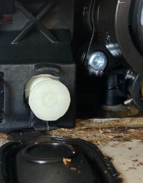 Leaking boiler part